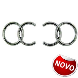 Emblema Cromado OC Universal Par Emblema Cromado OC Universal Par